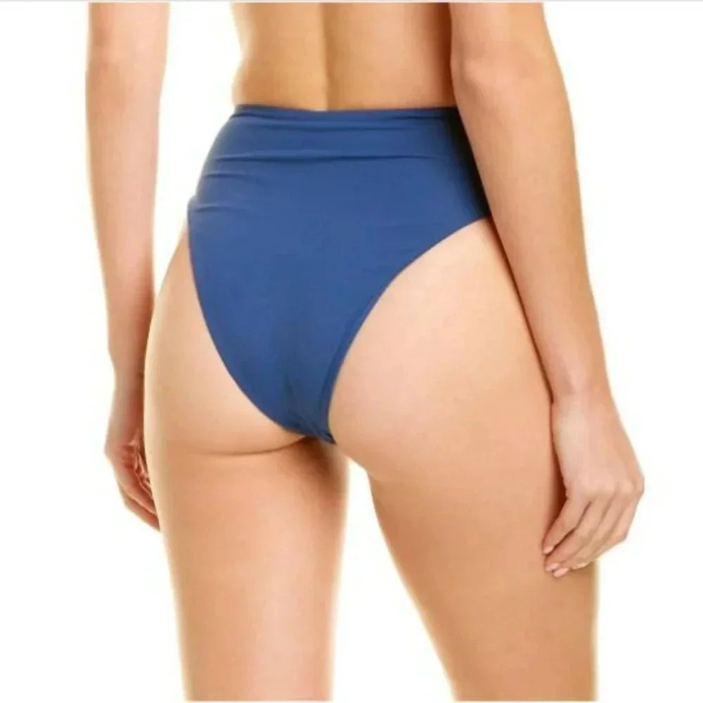 L*Space Ringo Twist Colorblock Bikini Top & Nancy Lee Bottoms, indigo-rosebud - Picture 15 of 16